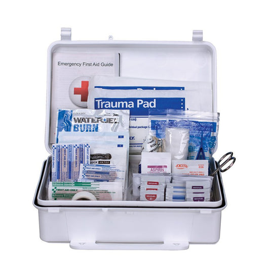 25 Person First Aid Kit, ANSI A+, Plastic Case 90563