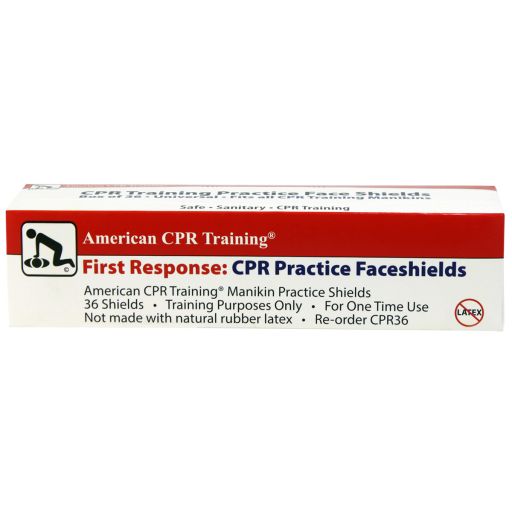 ACPR Manikin Face Shields, 36 per roll