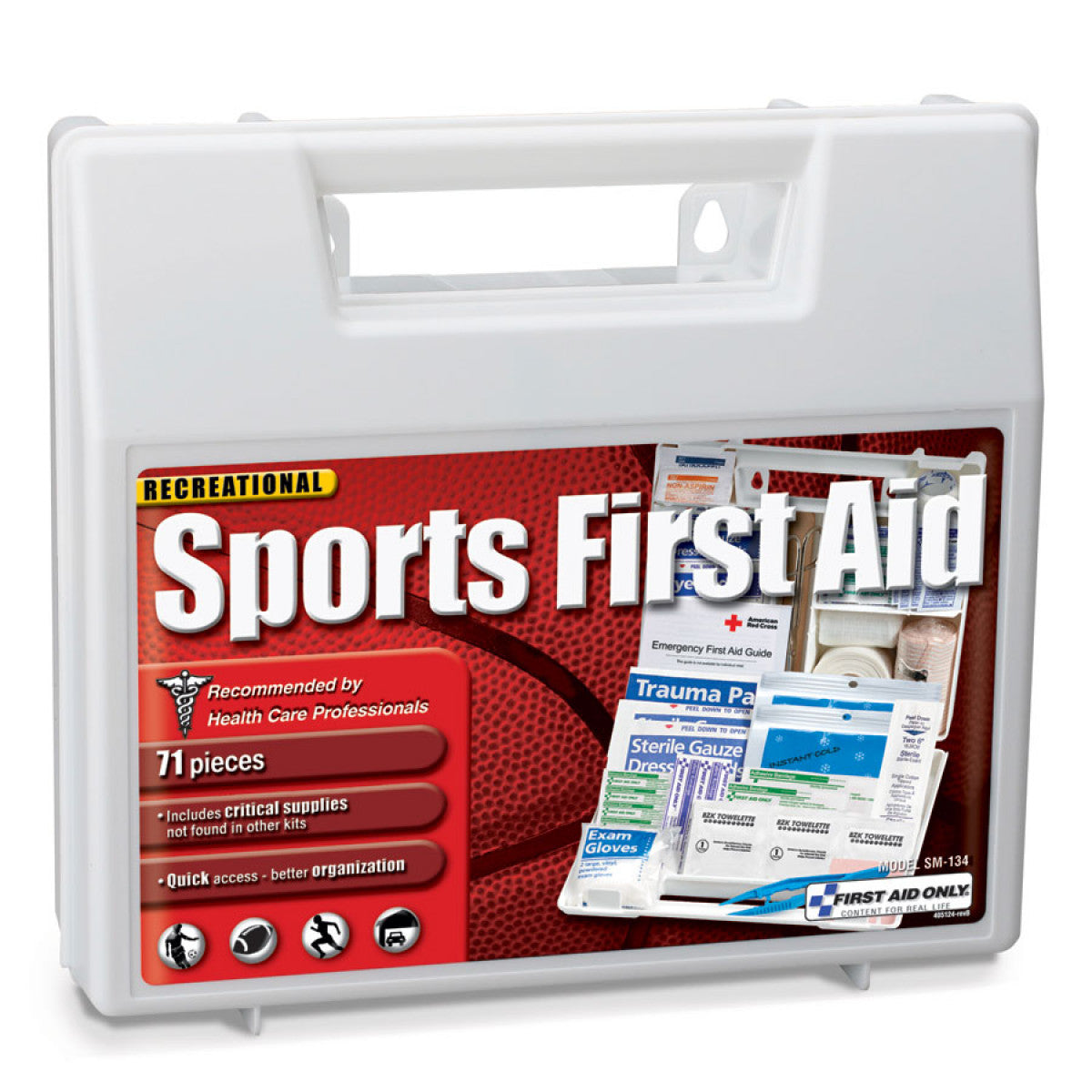 71 Piece Large Personal Sports First Aid Kit - Our Most Popular and Best Selling Sports First Aid  Kit of All Time SM-134